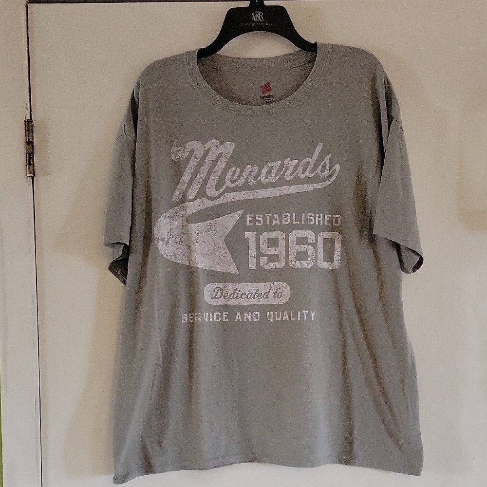 Sage Green Menards Crewneck T‑Shirt